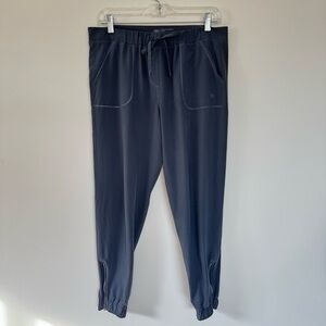 Albion Jetsetter Charcoal Zipper Joggers Size M